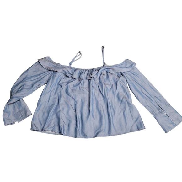 Red White Blue & Green Lightweight Name Brand Blouses Shirts Tops FOUR 4 for 1 - Picture 6 of 16